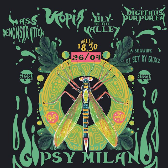 Locandina: Serata psichedelica al Gipsy, Milano