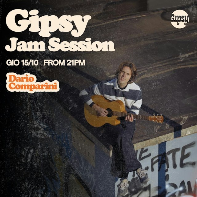 Locandina: DARIO COMPARINI + JAM SESSION al Gipsy, Milano