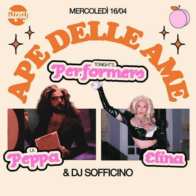 Locandina: Ape delle Ame al Gipsy, Milano