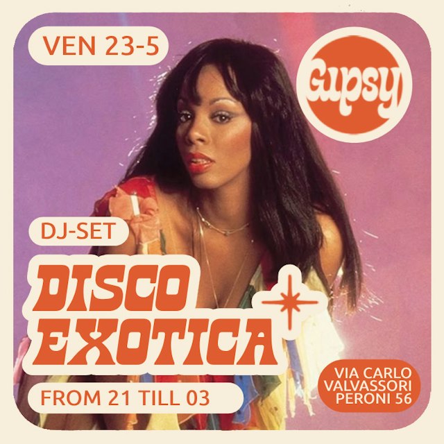 Locandina: Disco Exotica al Gipsy, Milano