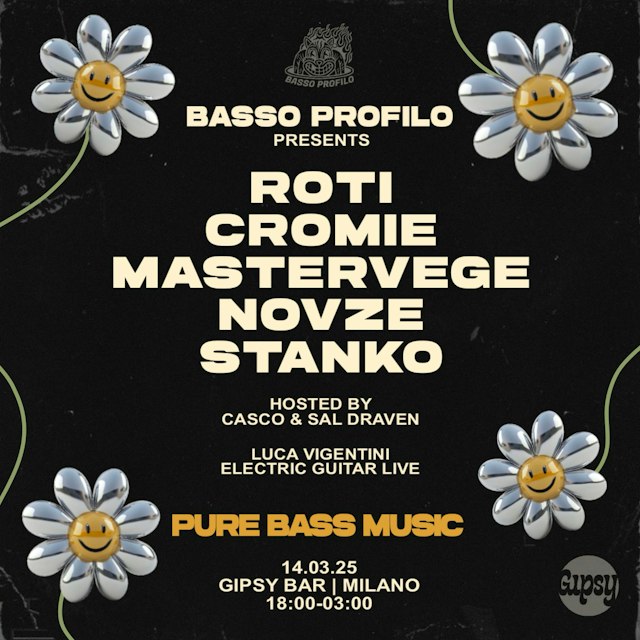 Locandina: BASSO PROFILO al Gipsy, Milano