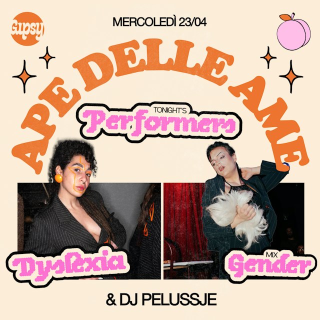 Locandina: Ape delle Ame al Gipsy, Milano