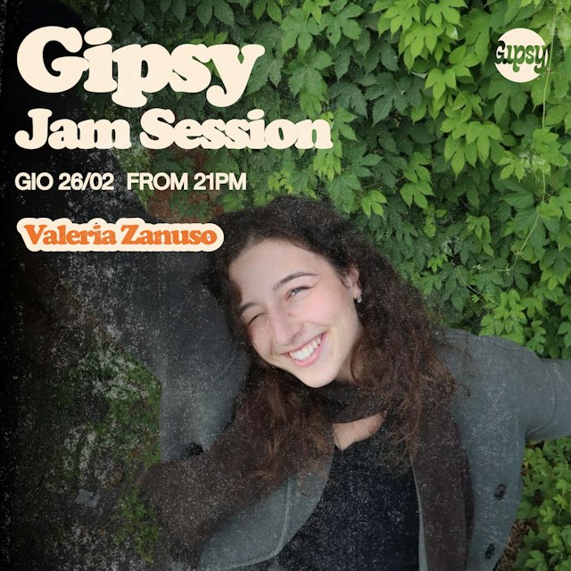 Locandina: VALERIA ZANUSO + JAM SESSION al Gipsy, Milano