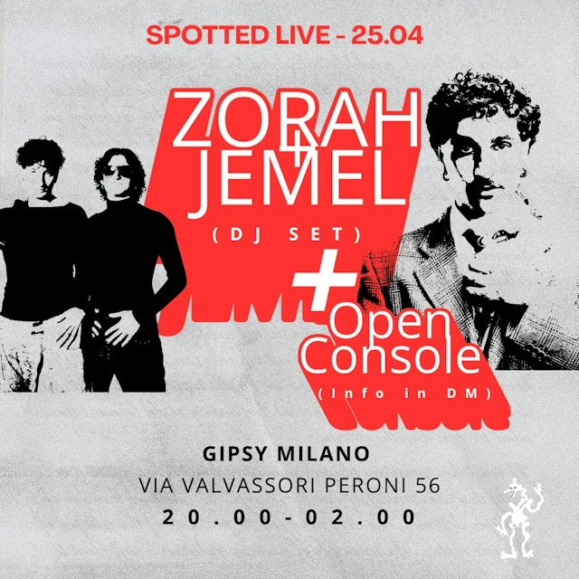Locandina: Spotted Live V4 al Gipsy, Milano